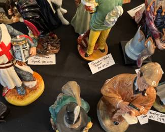 Many many! Vintage and Rare Royal Doulton figurines with many original boxes