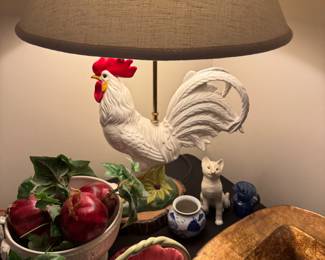 Rooster lamp