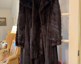 Full length mink coat
