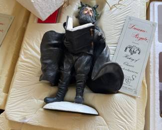 Large Collection of Duncan Royale Christmas figurines with boxes