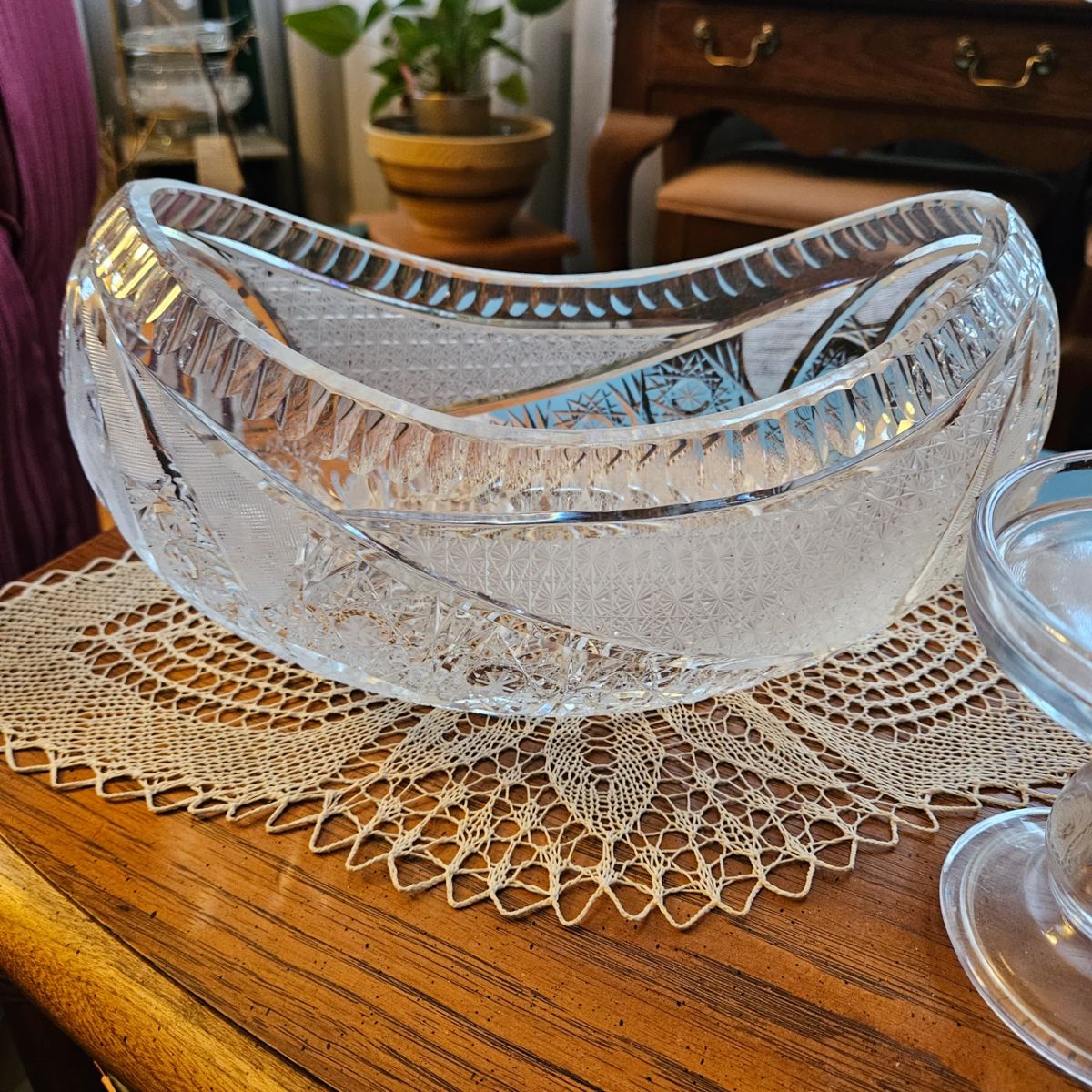Czech Crystal Bowl