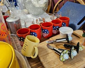 Glassware, waechterbach mugs, kitchenware