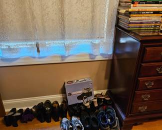 Ladies vintage to modern shoes.