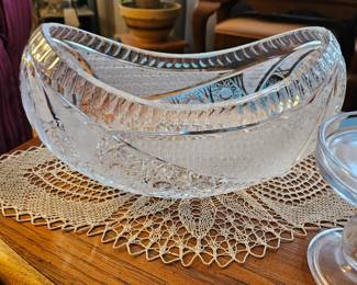 Czech Crystal Bowl