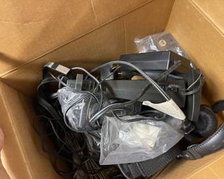 Various electronics, wires