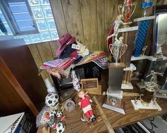 More soccer trophys
