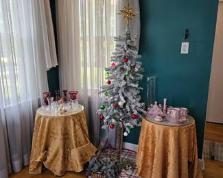 Small Flocked Christmas Tree