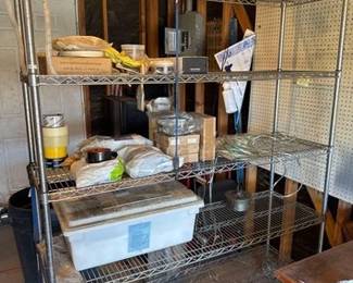 2048 Metro 5Tier Metal Rolling Rack