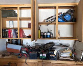 1506 Batteries, Propane Cans, Pressure Washer Manuals