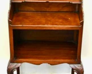 Antique Mahogany Book Stand