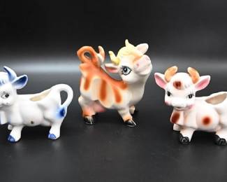 Midmod Porcelain Cows