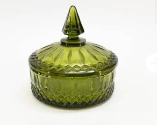 Avocado Green Candy Dish