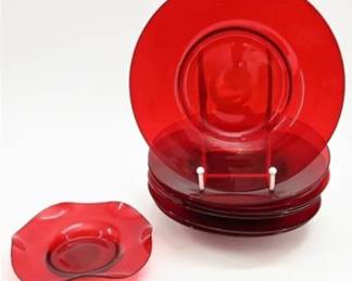 Ruby Red Glass