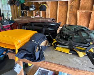 Portable collapsible chairs