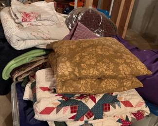 Quilts and linens