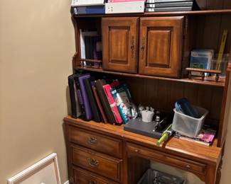 Desk with hutch,  american drew