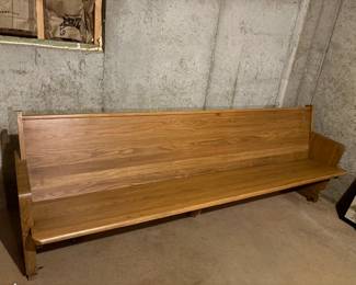 Solid wooden Bench