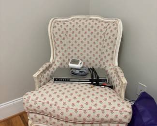 Floral armchair (Pair)