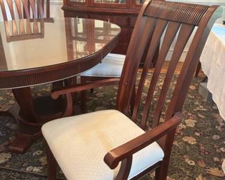 Dining room table chair detail