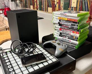 Xbox gaming console and games