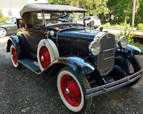 1931 Ford Model A Deluxe Roadster with Twin Side Mount - garage kept!