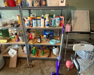 UTILITY RACKS & CLEANING SUPPLIES