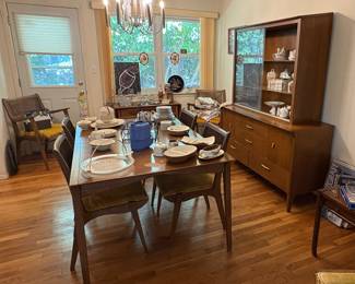VINTAGE MCM DREXEL PROFILE DINING SET