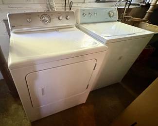 MAYTAG DRYER & WHIRLPOOL WASHING MACHINE