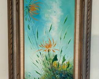 VINTAGE MCM S. COLBY OIL PAINTING