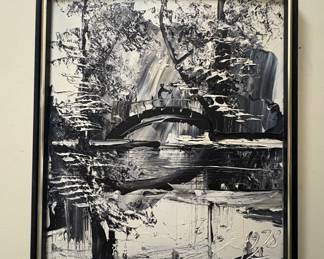 ORIGINAL MORRIS KATZ MCM OIL PAINTING