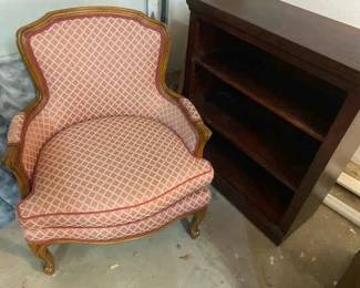 Wing Chair And Book Case Cosey Up