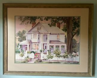 Shirley Bryan watercolor. LOCAL ARTIST