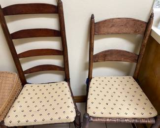 Four (4) Waterford Quaker chairs with detailed appraisal