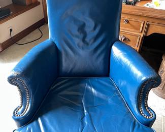 Leather desk chair