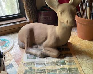 Stone deer