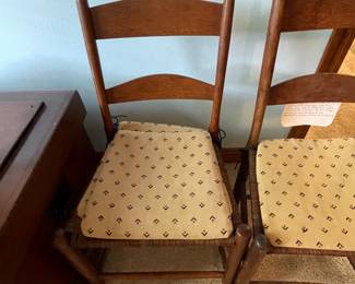 Four (4) Waterford Quaker chairs with detailed appraisal