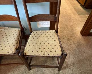 Four (4) Waterford Quaker chairs with detailed appraisal