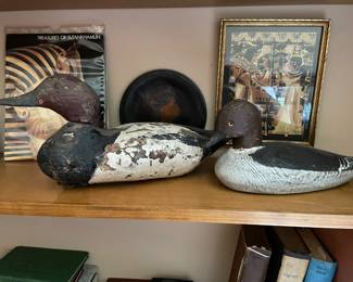 Antique, authentic duck decoys