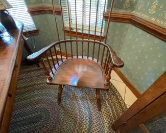 Antique braided carpet