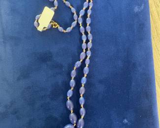 Lavender jade beads