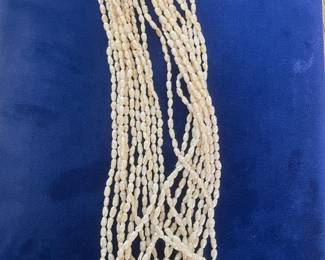 Multi strand seed pearls