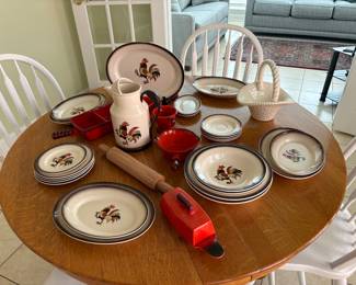 Metlox Red Rooster China