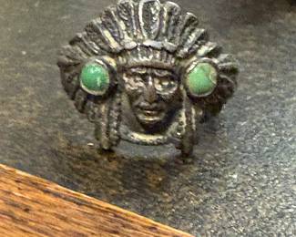 Sterling Indian Ring