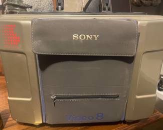 Sony Video 8 camera and case