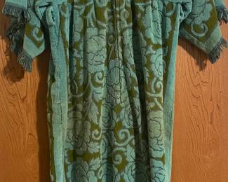 1970's Vintage Towel Robe Dress