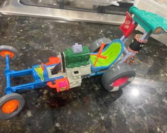 1988 TMNT sewer party tube 1990 sewer dragster