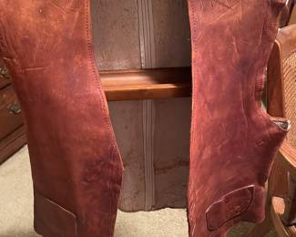Vintage leather vest