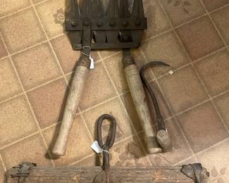 Primitive Hedge trimmers