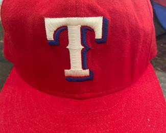 VTG Texas Rangers New Era Pro Model Diamond Collection 100% Wool Hat Cap 7