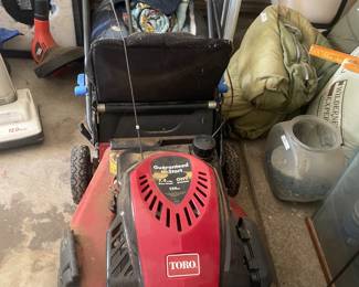 Toro Push Mower with bag